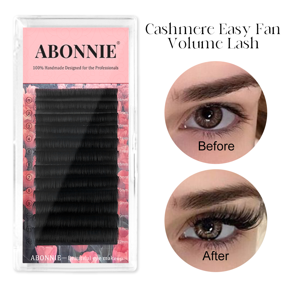 Eyelash Extension Remover At Home - Abonnie Easy Fanning przedłużanie rzęs kwitnące