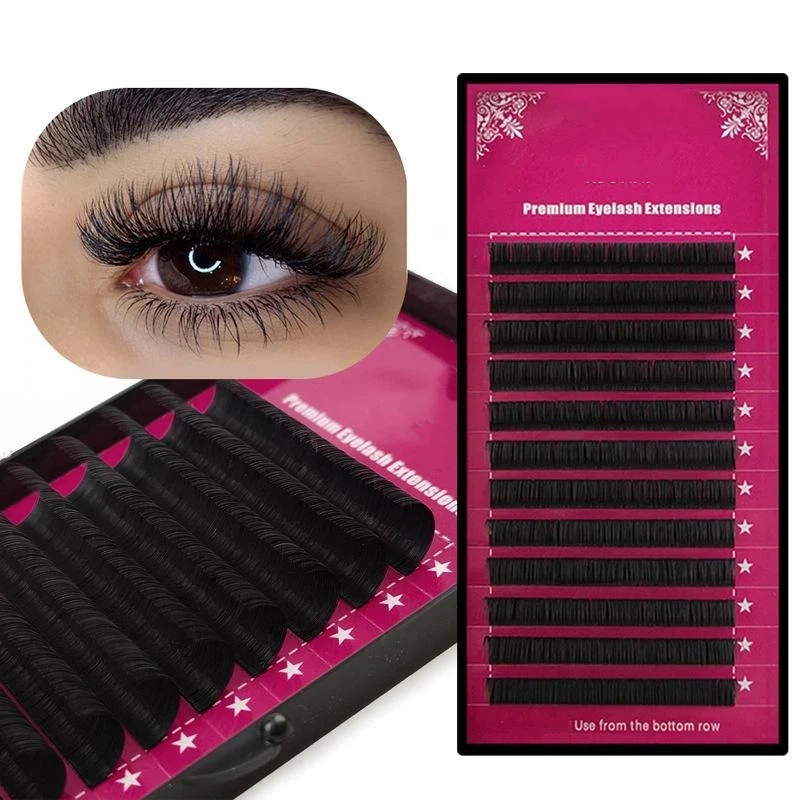 Eyelash Extension Volume Lashes - 【M】Rzęsy do przedłużania, pojedyncze, mieszane rozmiary,