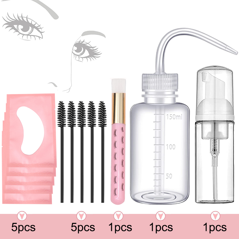 Eyelash Extension Wash - 13-częściowy zestaw do przedłużania rzęs 5