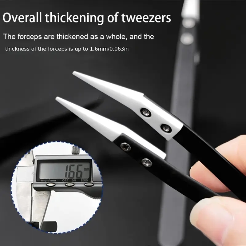 Ceramiczne pęsety antystatyczn – Isolation Tweezer Curved recenzja i cena