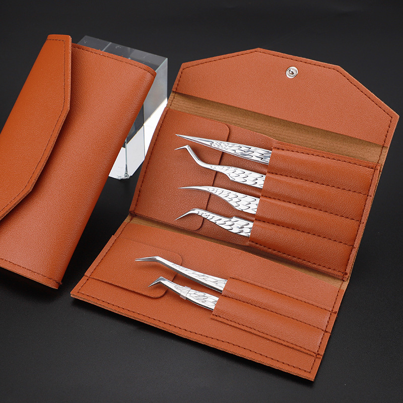 Zestaw 6 szt. pęset do rzęs, z – Isolation Tweezer Curved recenzja i cena