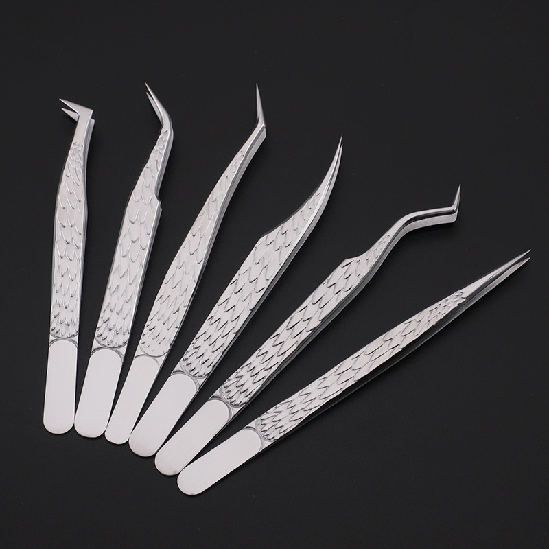 Zestaw 6 szt. pęset do rzęs, z – Isolation Tweezer Curved recenzja i cena
