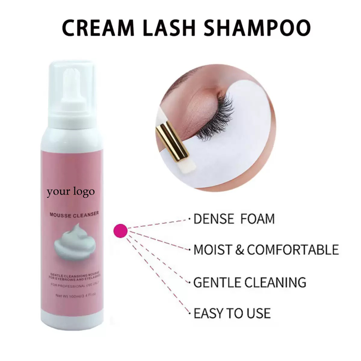 Dostosowany szampon do rzęs z  – Eyelash Extension Wash recenzja i cena