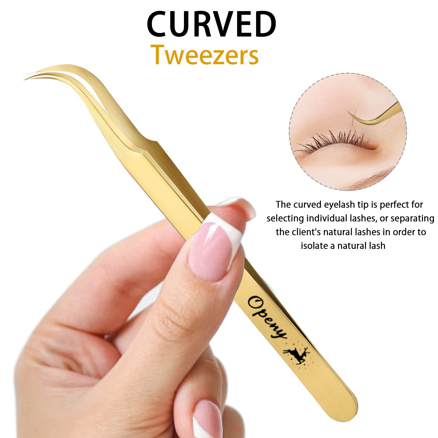 Pęsety do przedłużania rzęs Pr – Isolation Tweezer Curved recenzja i cena