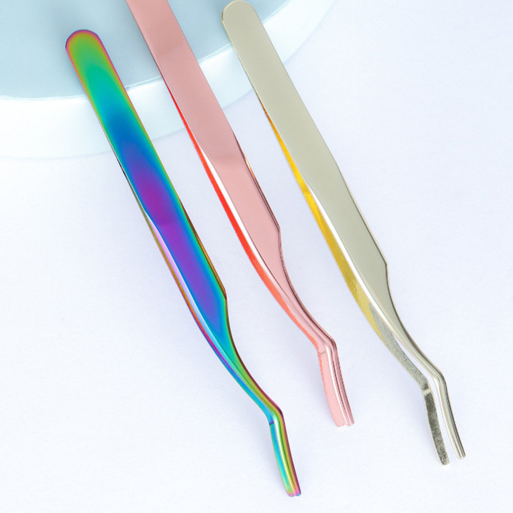 2 szt. Profesjonalne metalowe  – Isolation Tweezer Curved recenzja i cena
