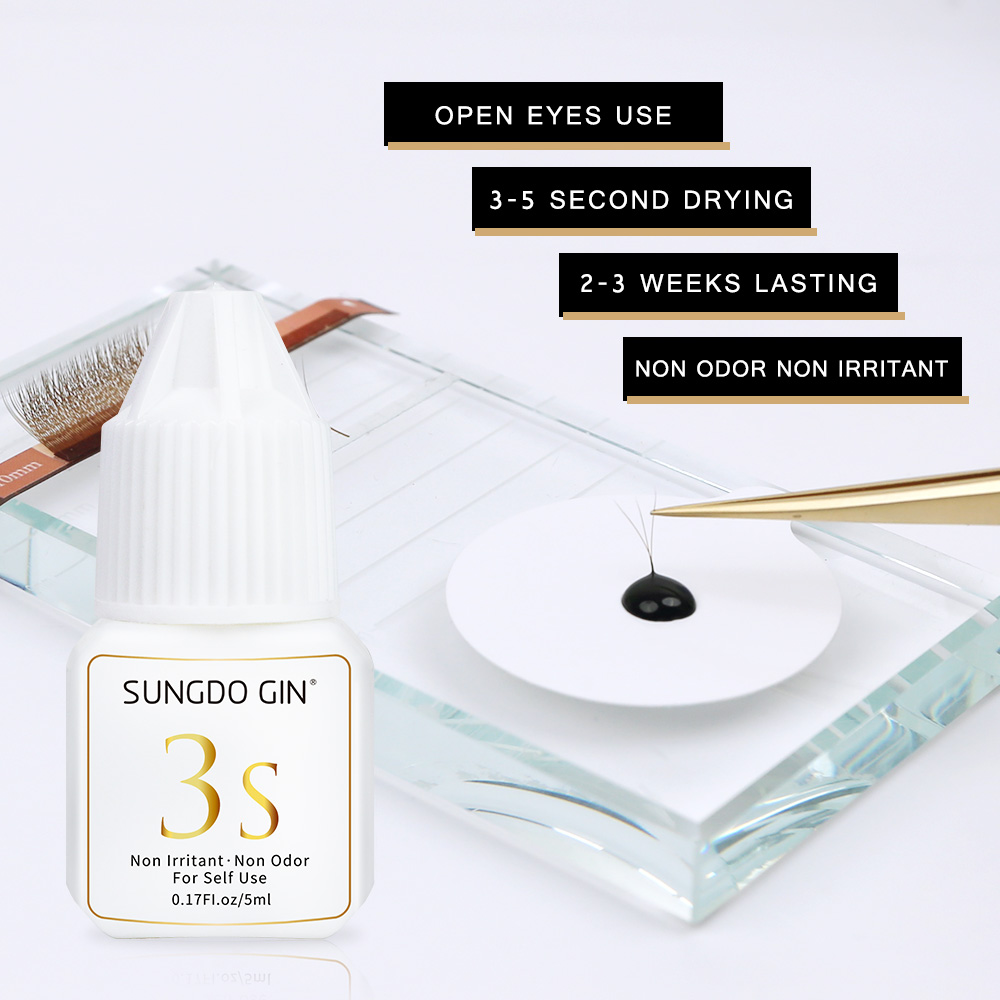 Klej do przedłużania rzęs 3S F – Eyelash Extension Eye Irritation recenzja i cena