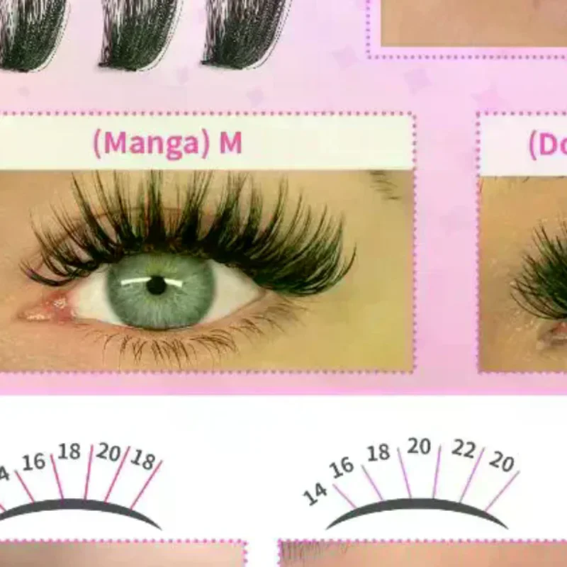 Zestaw Kępek Rzęs, Rzęsy w Kęp – Eyelash Extension Volume Lashes recenzja i cena