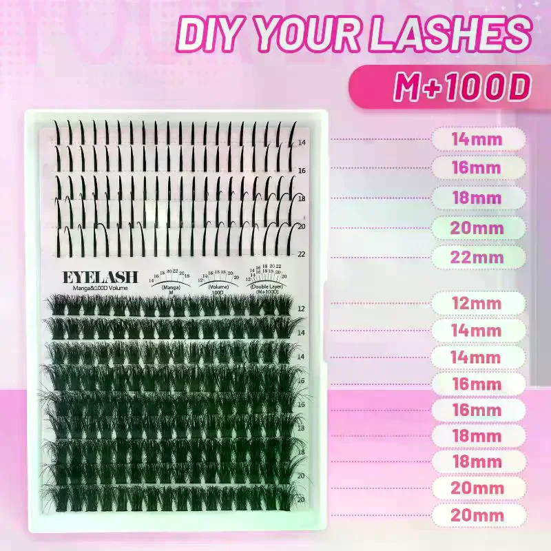 Zestaw Kępek Rzęs, Rzęsy w Kęp – Eyelash Extension Volume Lashes recenzja i cena