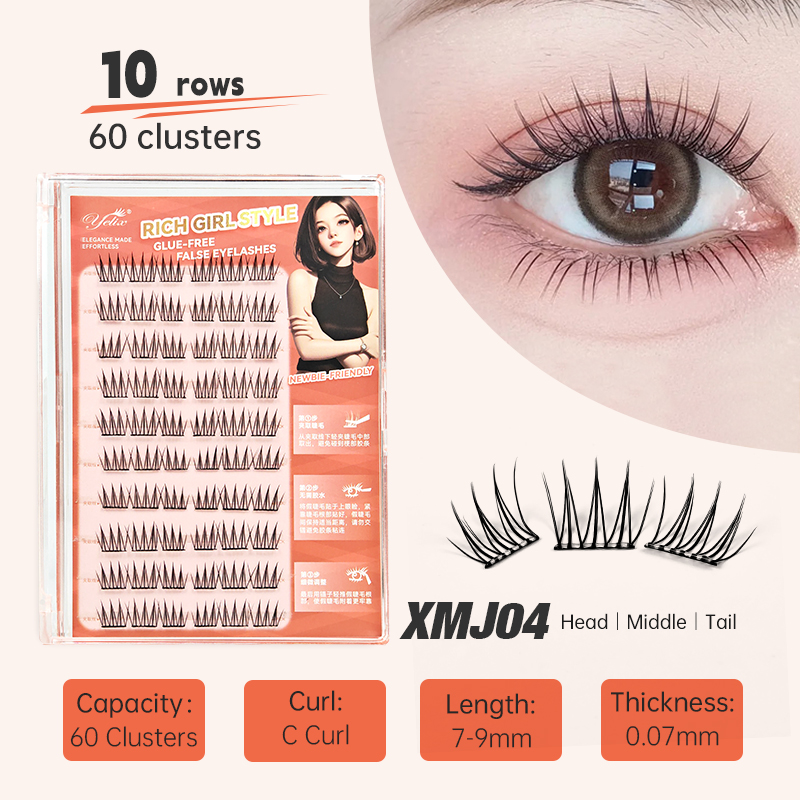 Yelix DIY Samoprzylepne Kępki  – Eyelash Extension Anime recenzja i cena