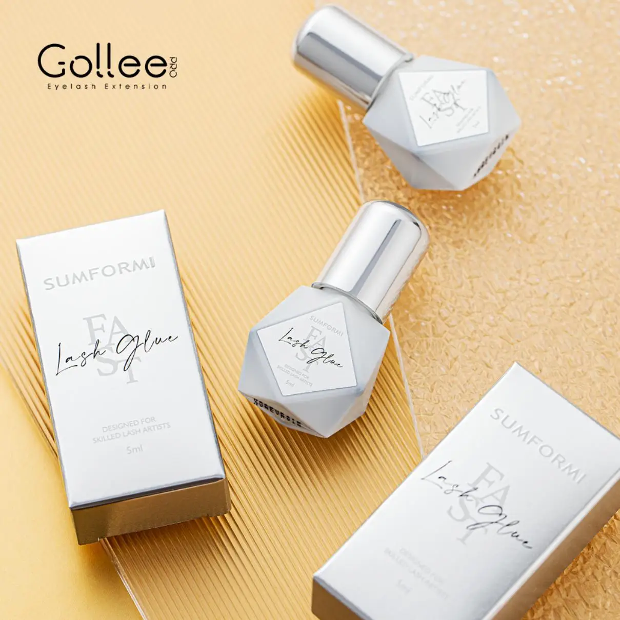 5 butelek kleju do rzęs bez po – Eyelash Extension Eye Irritation recenzja i cena